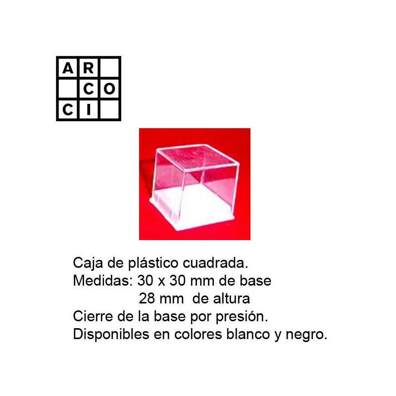 Caja de plástico 30 x mm. Base