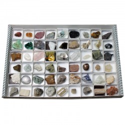 Colección de 108 rocas y minerales